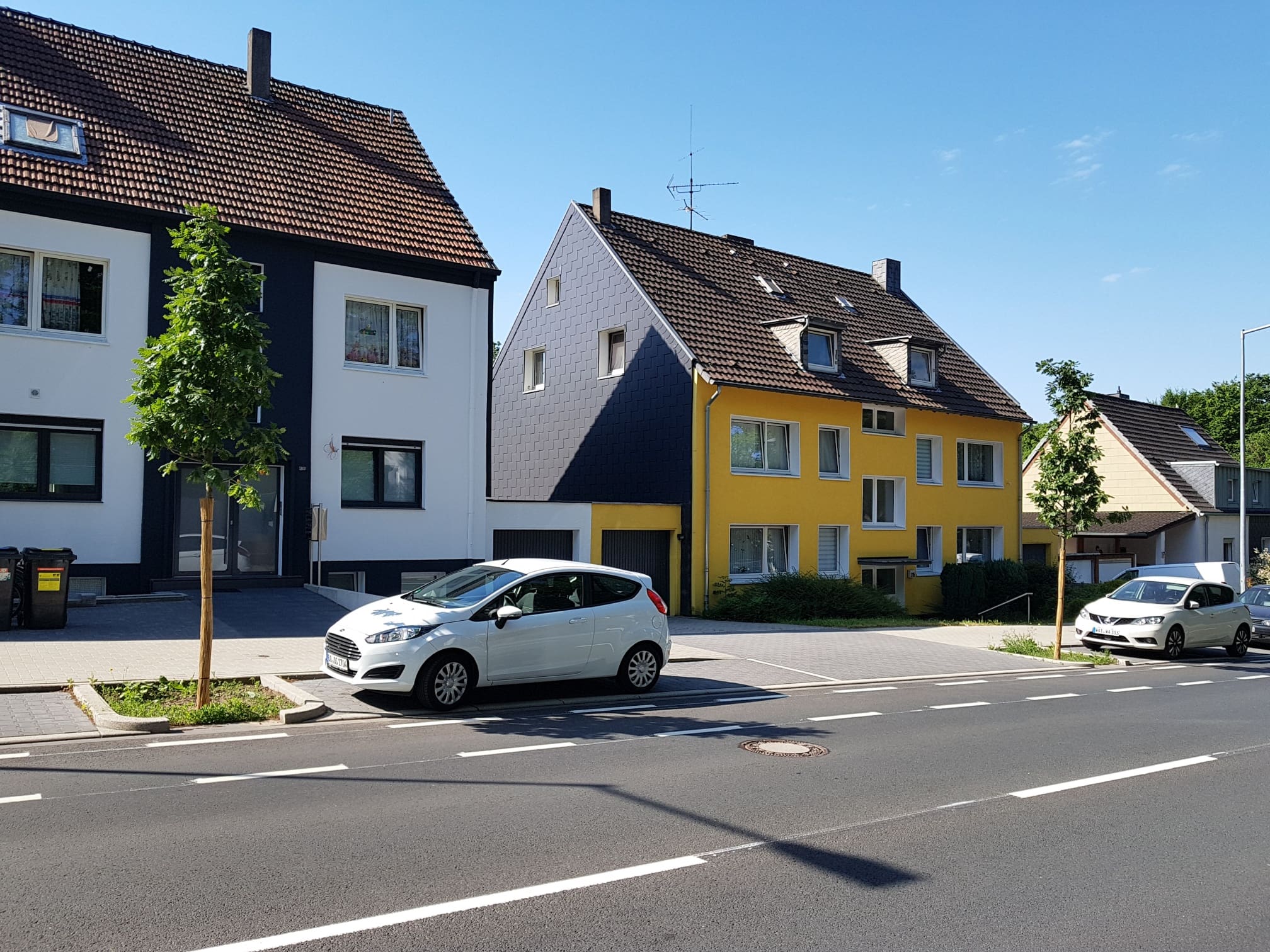 Fertiggestellte Baumrigole