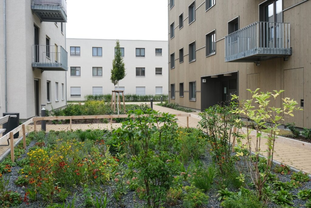 Grünflächen im Quartier