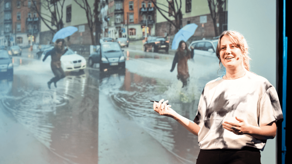 Laura Tams auf dem Forum Regenwasser 2023