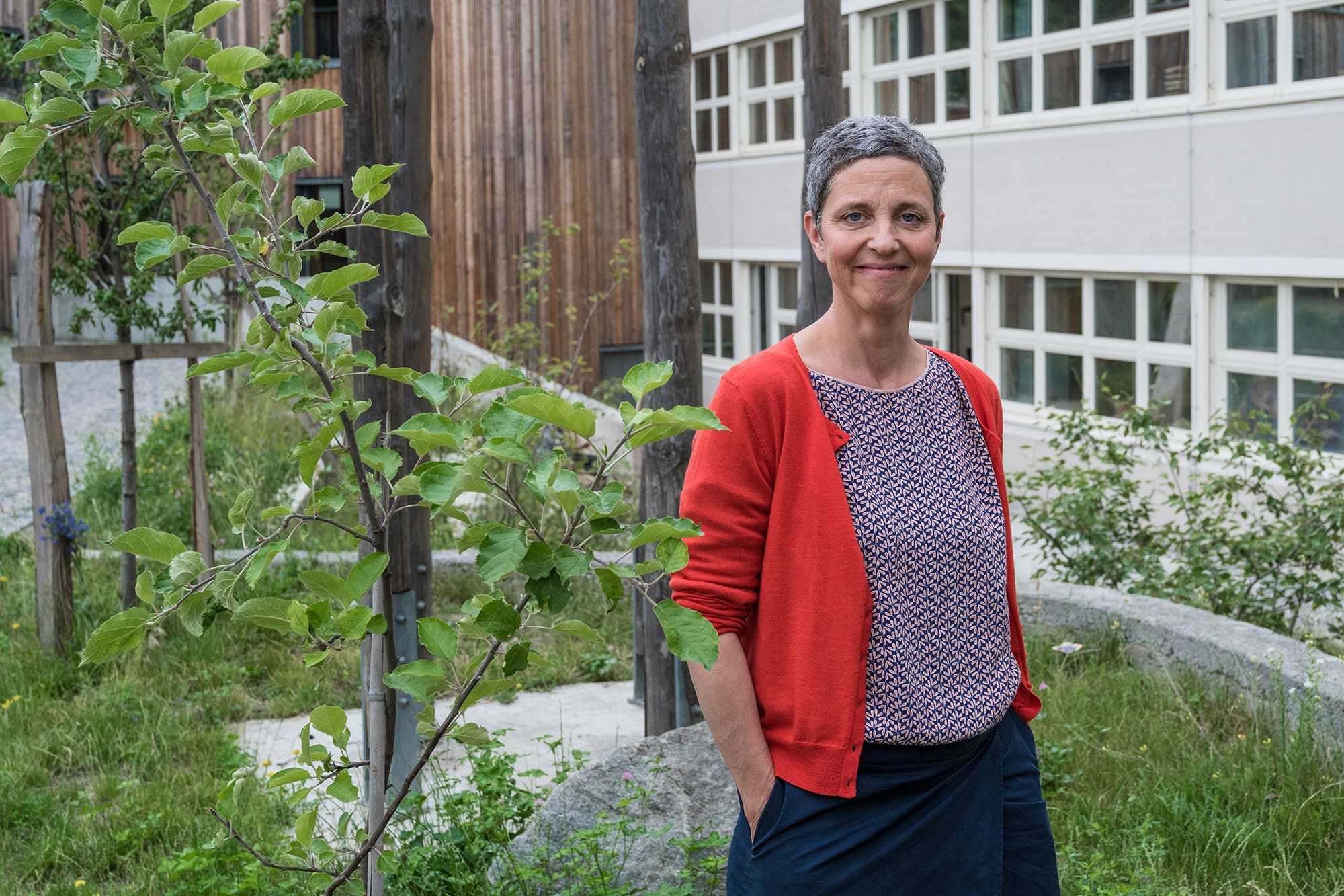 Esther Knoblich - Geschäftsführerin Förderverein Freie Waldorfschule am Prenzlauer Berg - im Schwammstadt Portrait