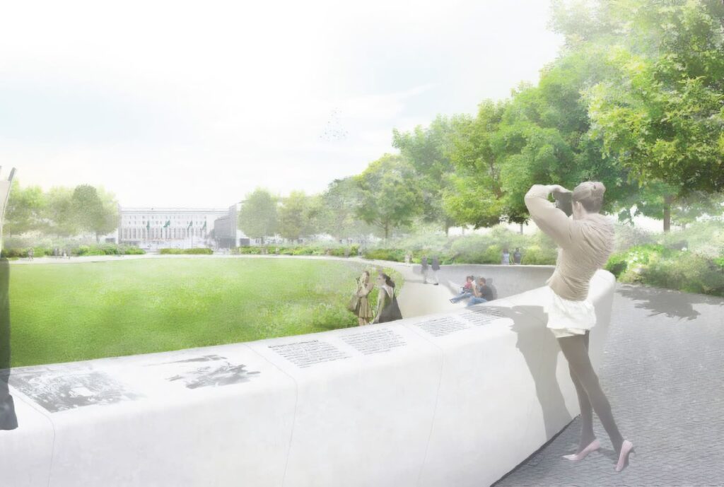 Umbau im Bestand: Grün Berlin baut den Platz der Luftbrücke um. Hierbei sollen verschiedene 