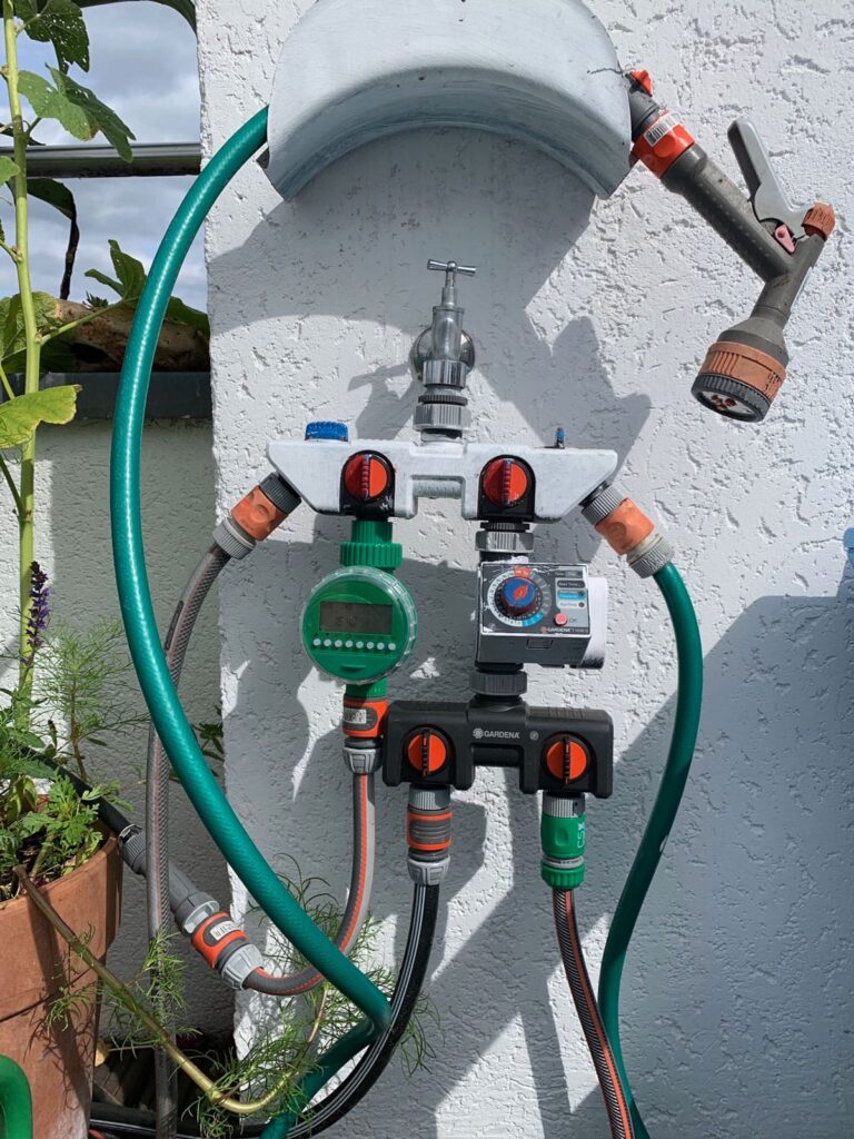 Bewässerungssystem mit Wasserzähler