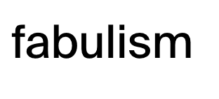 fabulism - experimental design practice