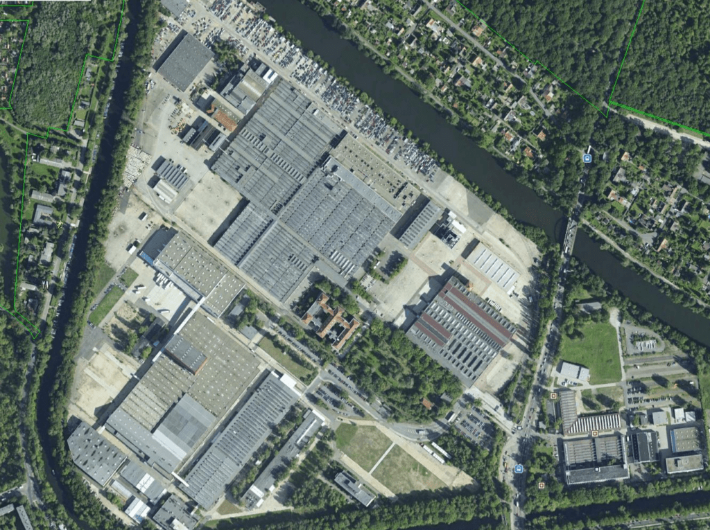 Luftbild Projektgebiet