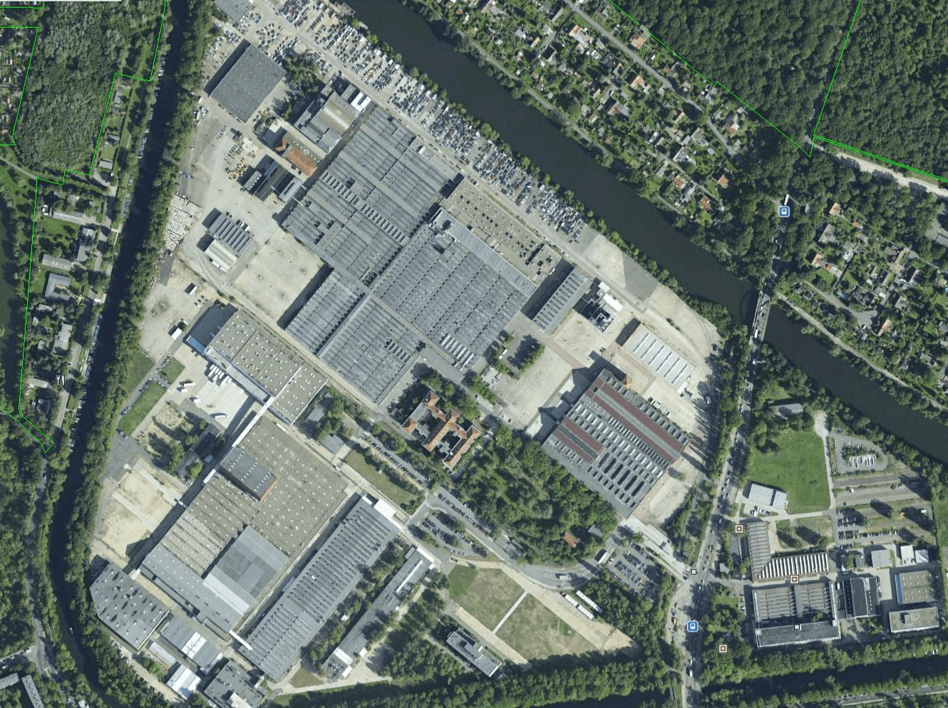 Luftbild Projektgebiet