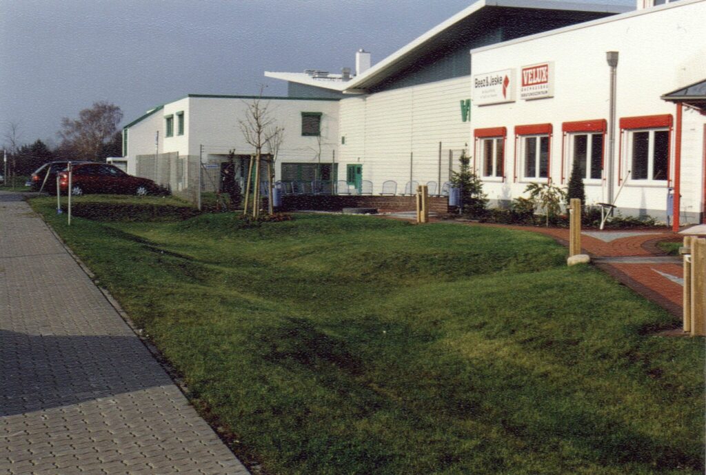 Mulde-Rigole auf Gewerbegrundstück