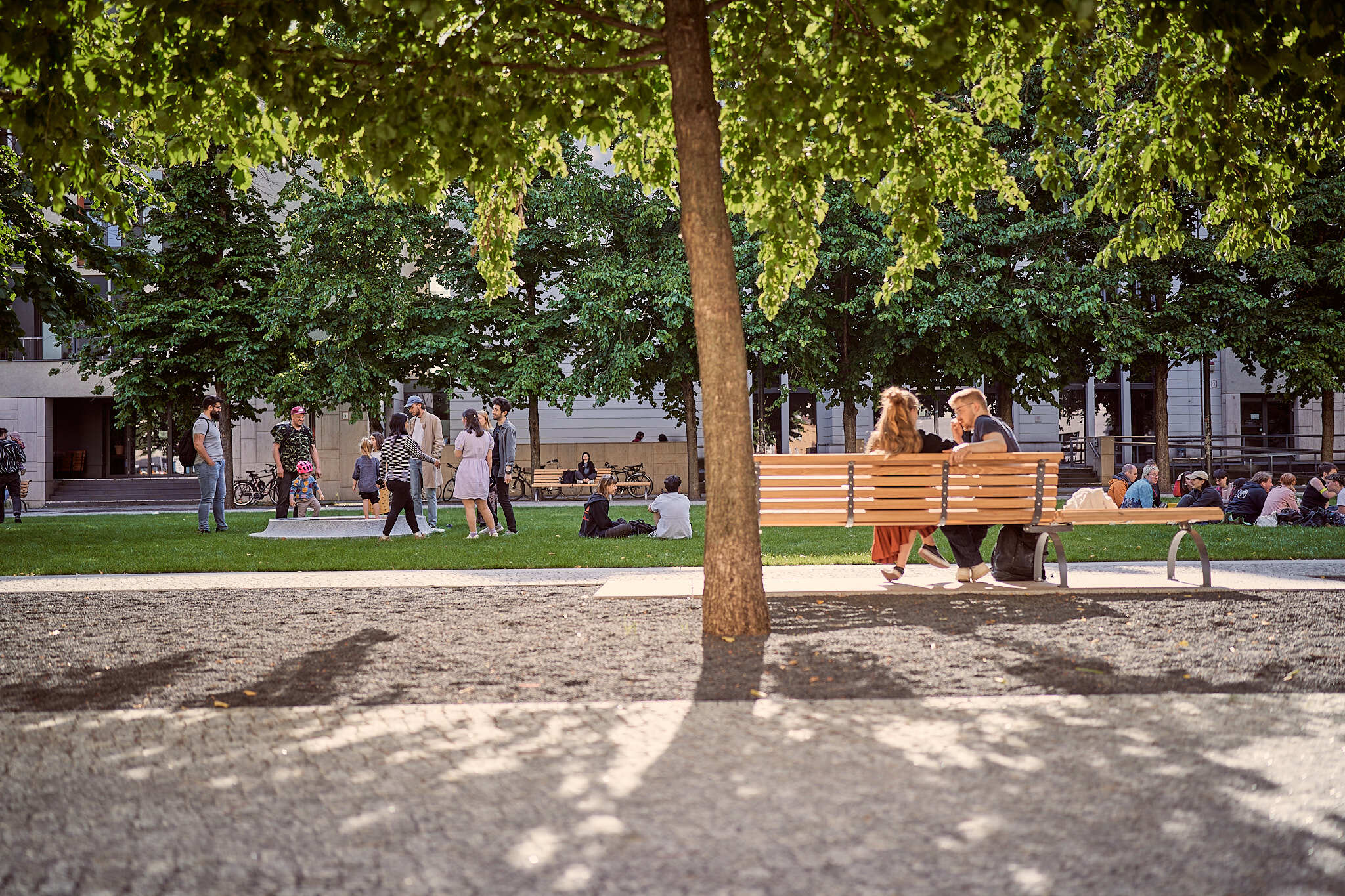 Hegelplatz nach der Umgestaltung