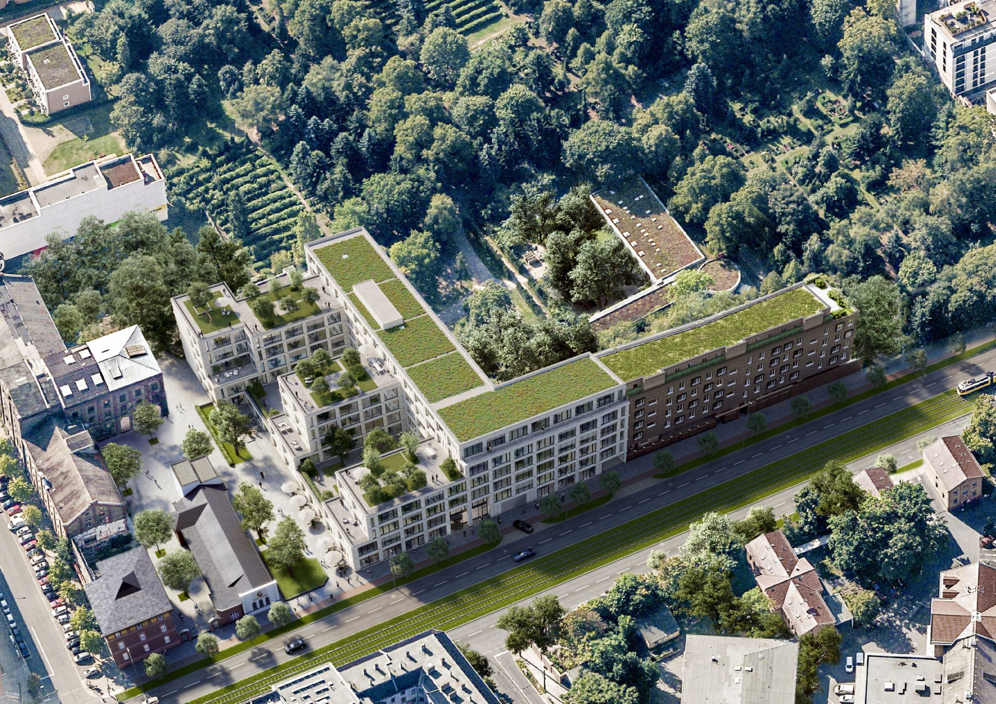 Luftbild Landsberger-Allee 52