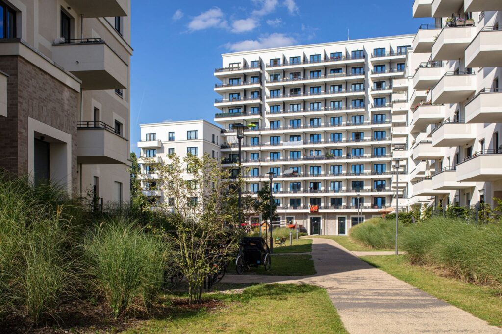 Grünanlagen im Innenhof