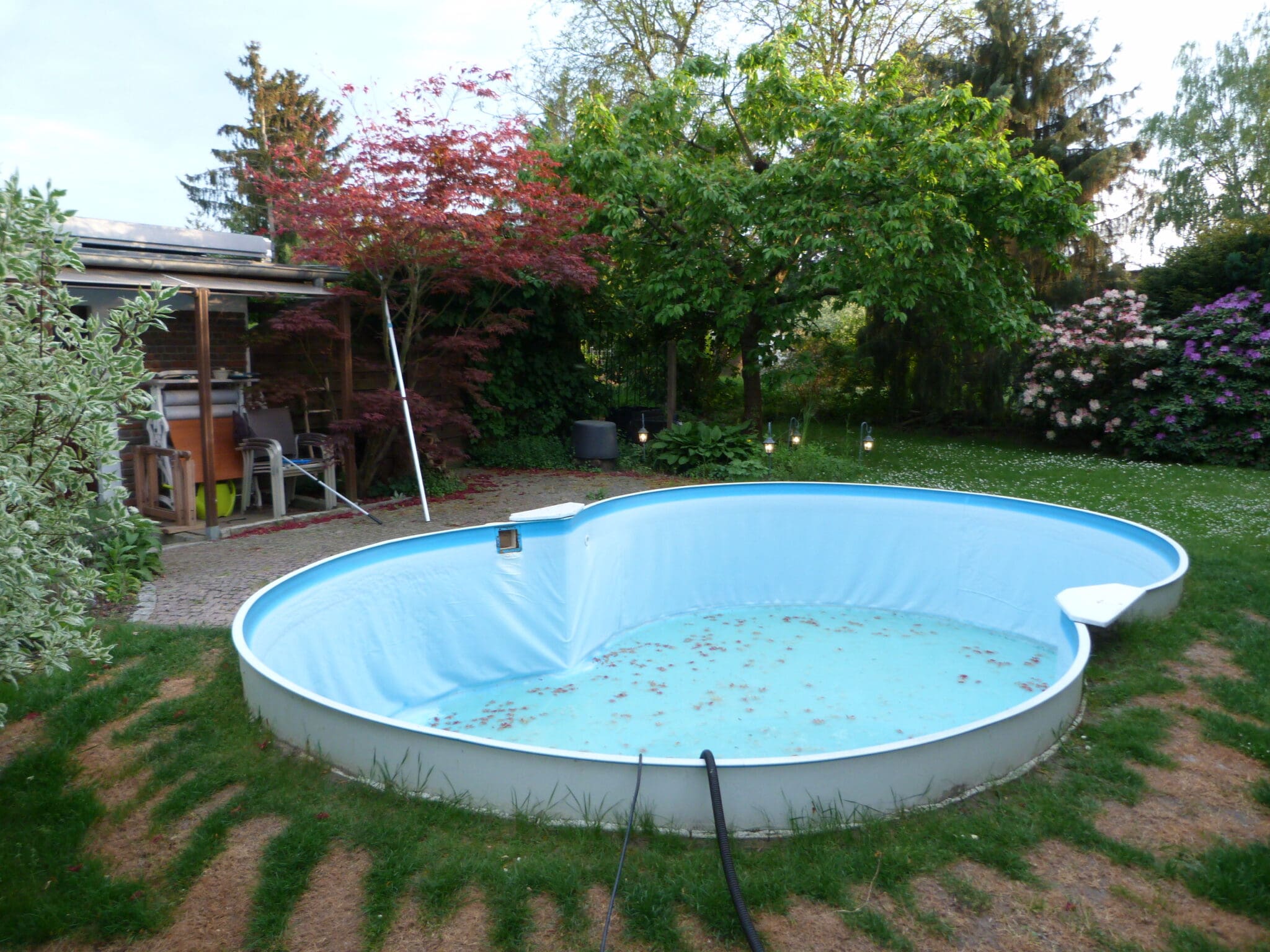 Pool zur Zeit ohne Wasser