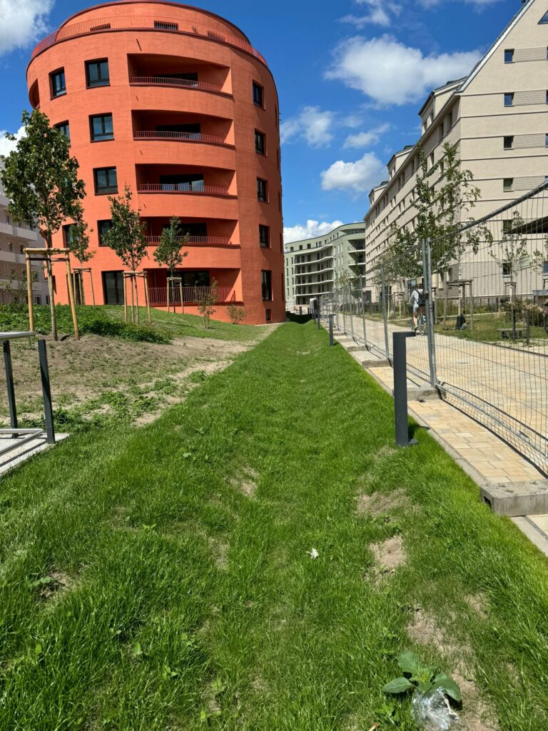 Mulde im Wohnquartier SpeicherBallett