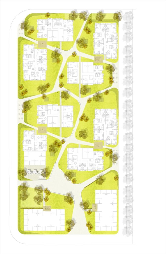 Übersichtsplan des Studentendorfs