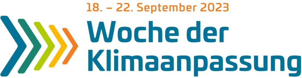 Logo Woche der Klimaanpassung 2023