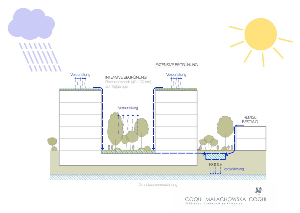 Schema Regenwasserbewirtschaftung