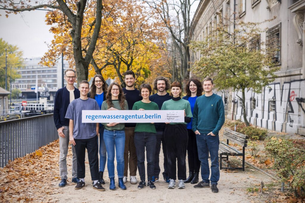 Das Team der Berliner Regenwasseragentur